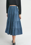 Archives Tiered Maxi Skirt