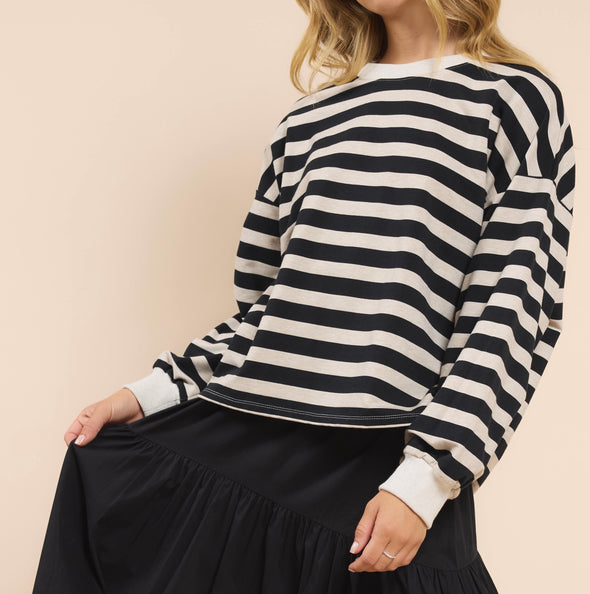 Growth Striped Pullover