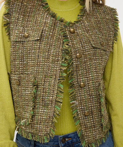 Tweed Vest