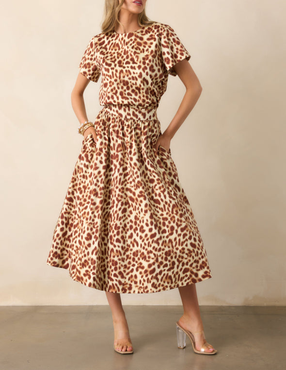 Tyler Leopard Top