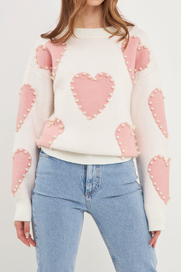 Janelle Heart Sweater