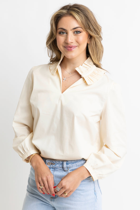 Soleil Poplin Top