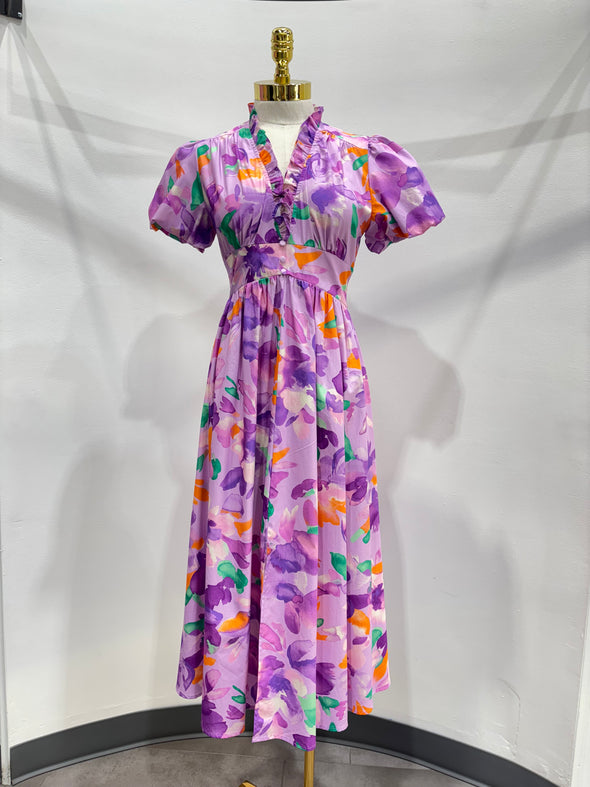 Lilac Dreamscape Maxi Dress