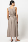 Drawcord Maxi Dress