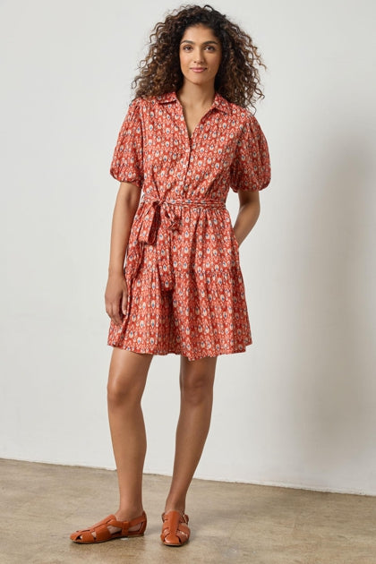 Short Sleeve Tiered Dress