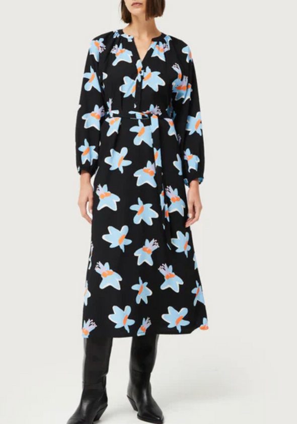 Calatea Floral Midi Dress