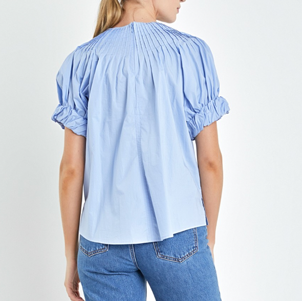 Wren Pintuck Blouse