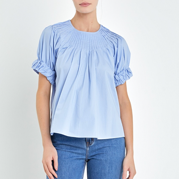 Wren Pintuck Blouse