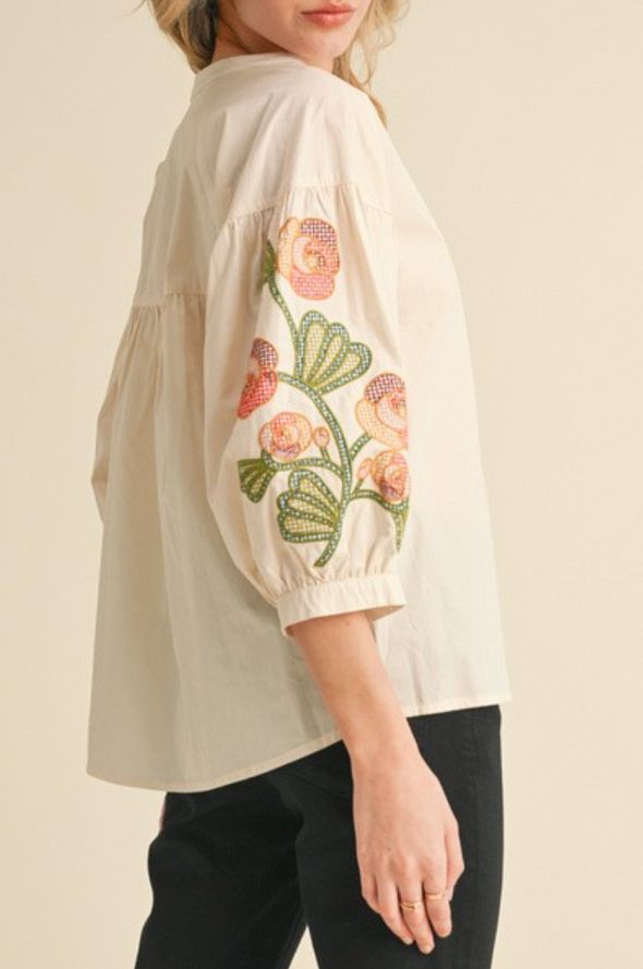 Rylee Embroidered Top