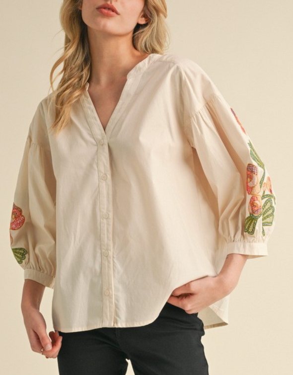 Rylee Embroidered Top