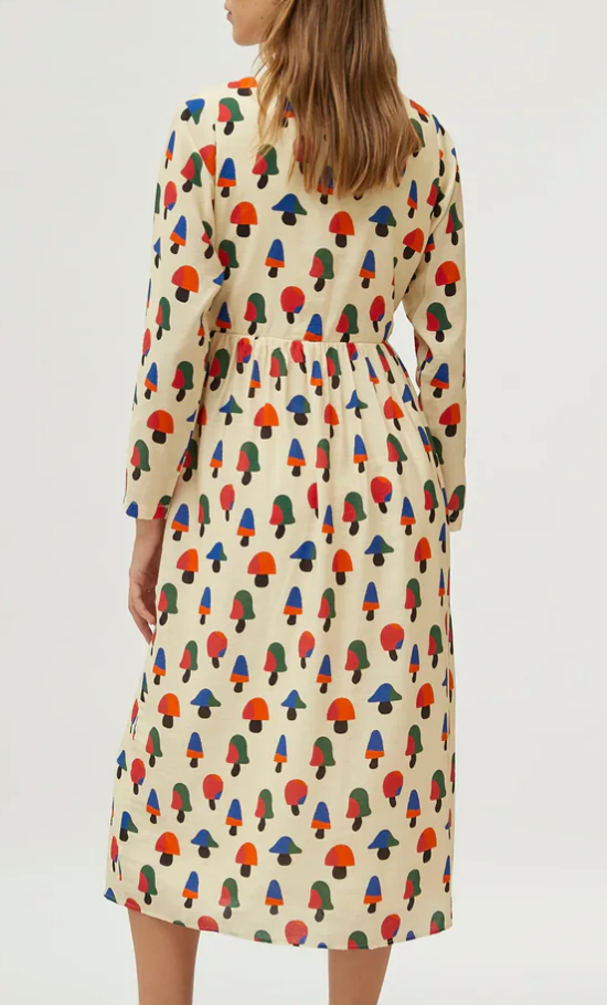 Mushroom Midi Dress