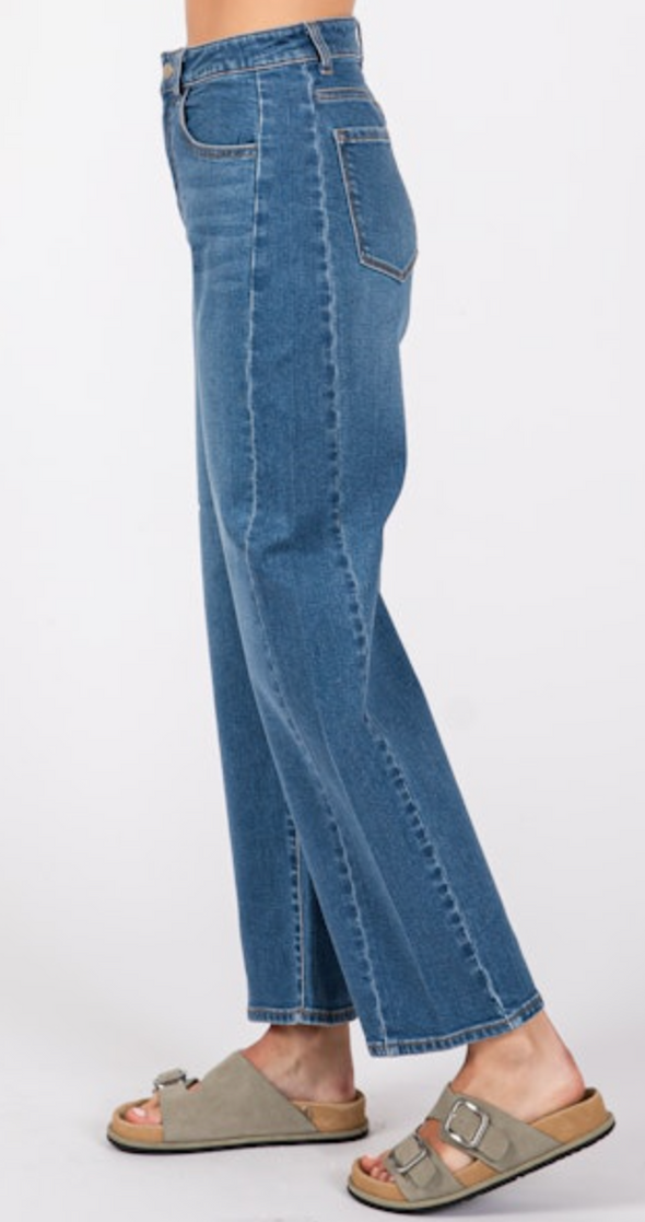 Modena High Rise Barrel Jean