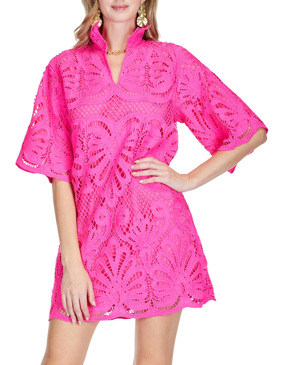 High Neck Lace Dress