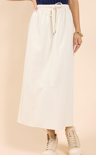 Lonestar Drawstring Midi Skirt