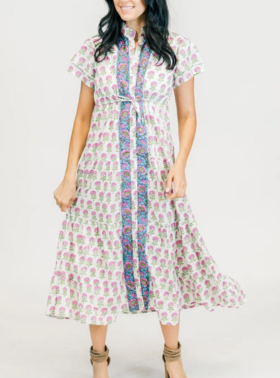 Poppy Magnolia Flutter Dress