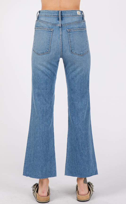 Sicily Kick Flare Cropped Jeans