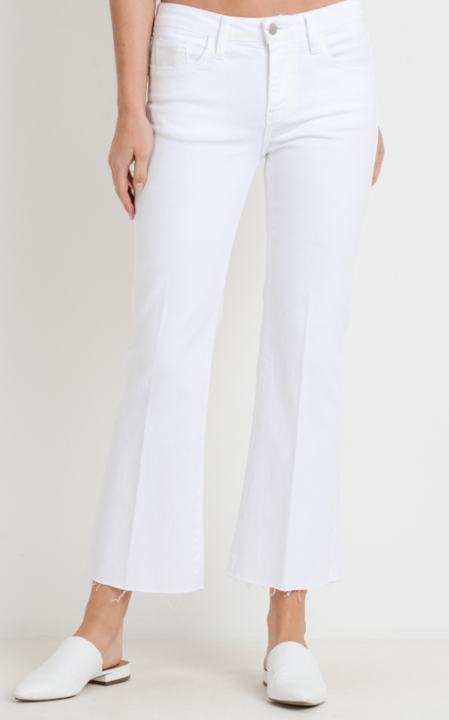 Sicily Kick Flare Cropped Jeans