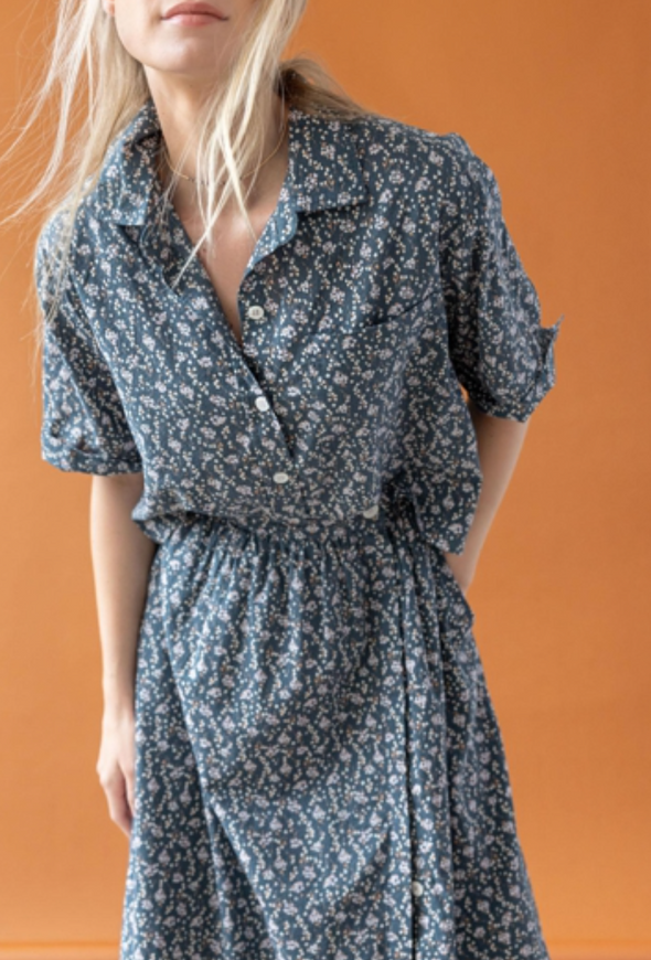 Orchid Boyfriend Buttondown