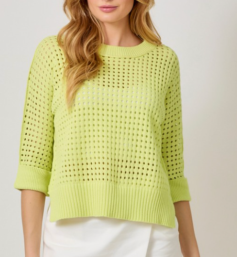 Palasides Crochet Sweater