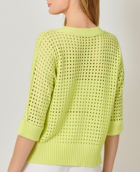Palasides Crochet Sweater