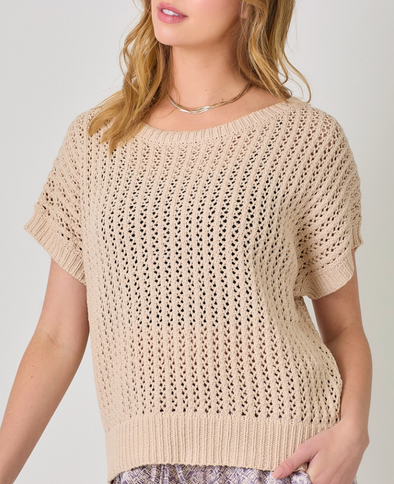 Sugar Sands Crochet Sweater