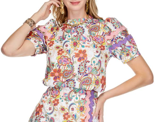 Kaleidoscope RicRac Top