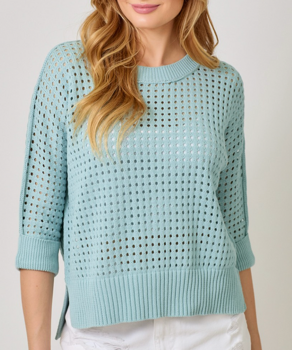 Palasides Crochet Sweater