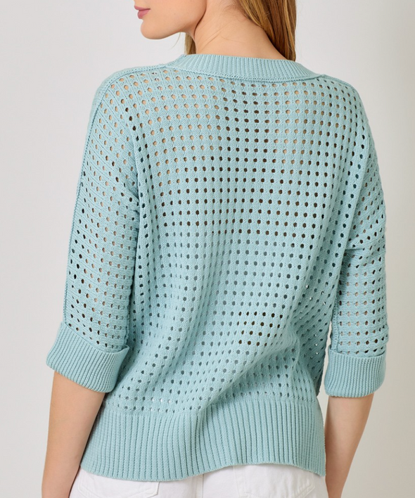 Palasides Crochet Sweater