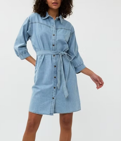Minted Denim Dress