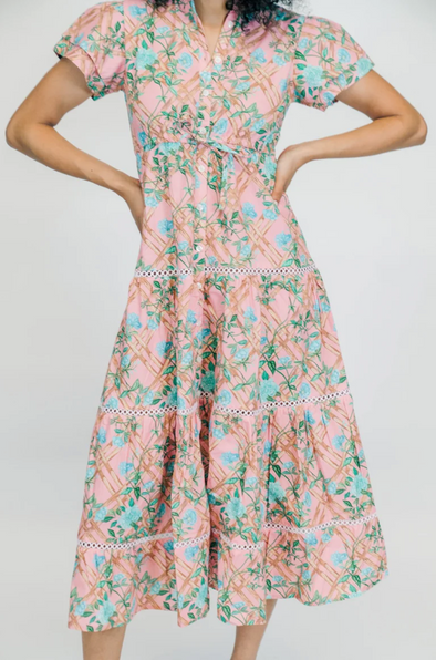 Hurley Porcelain Rose Midi Dress