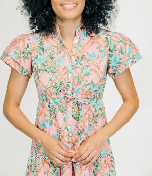 Hurley Porcelain Rose Midi Dress