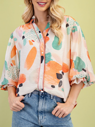 Marta Printed Top