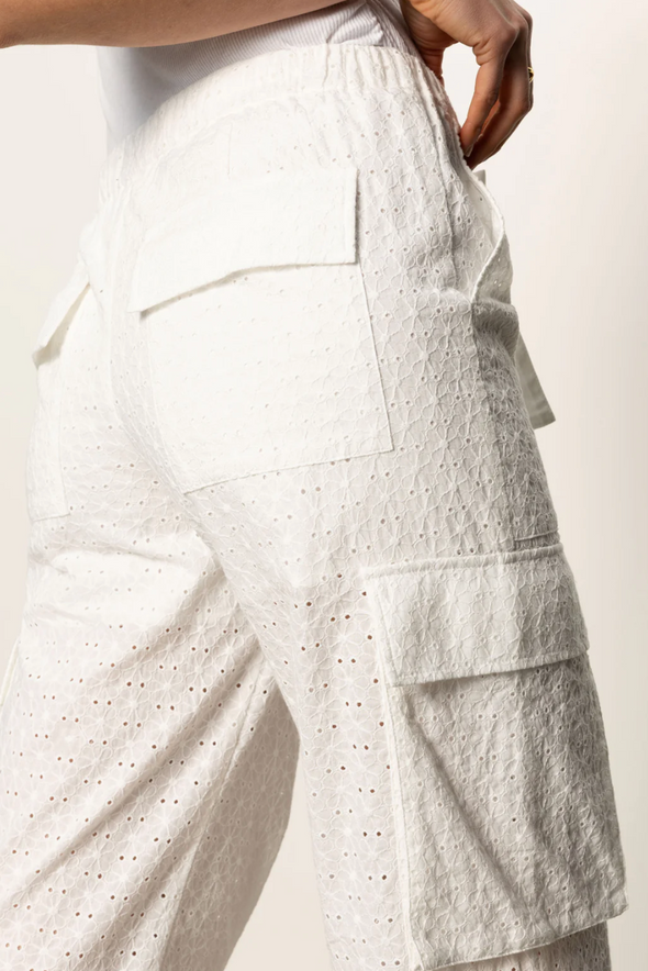 Free Time Eyelet Pants