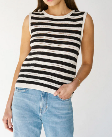 Crochet Striped Tank