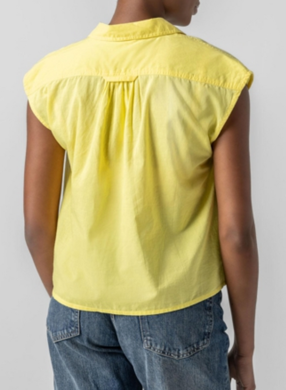 Short Sleeve Button Down Top
