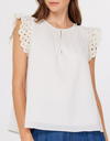 Mayfield Crochet Trim Top