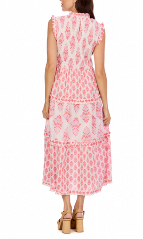 Ward Smocked Midi Dress