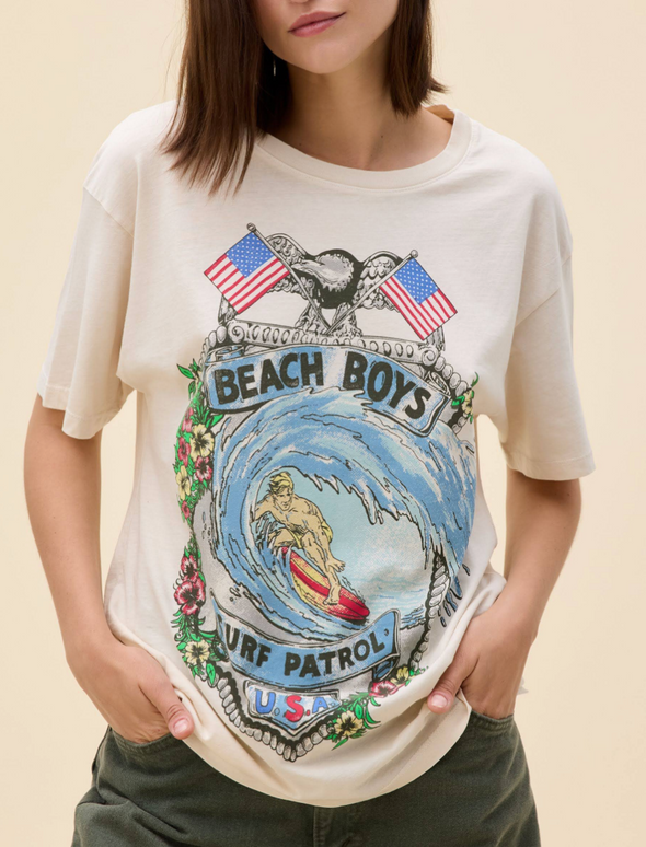 Beach Boys Surf Patrol Boyfriend Tee