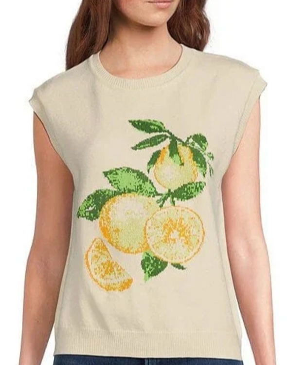Lemon Drop Sweater Tank