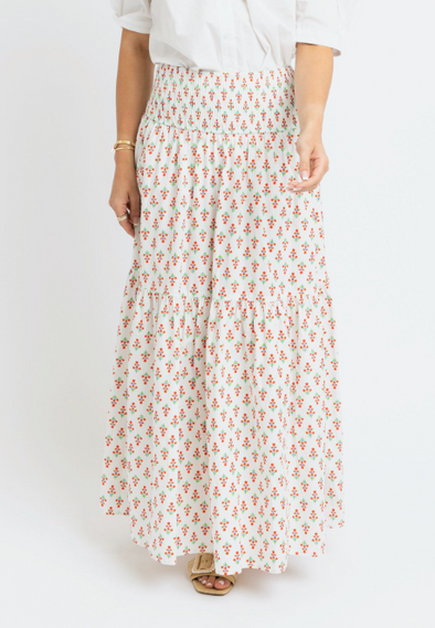 Redesy Smocked Waist Maxi Skirt