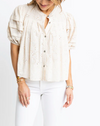 Eyelet Puff Sleeve Top