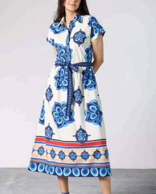 Rylie Geo Floral Dress