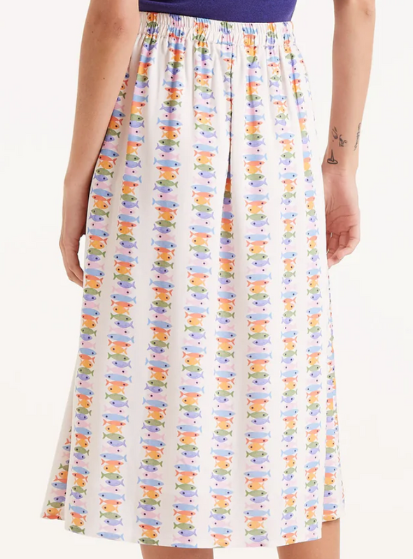 Fish Midi Skirt