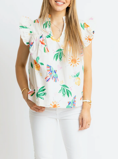Junie Toucan Top
