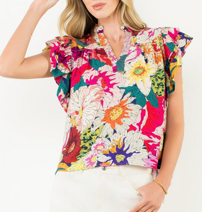 Marisha Floral Top