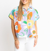 Artist Signature Floral Top