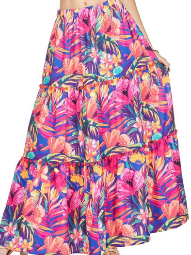 Hawaiin Bliss Tiered Skirt