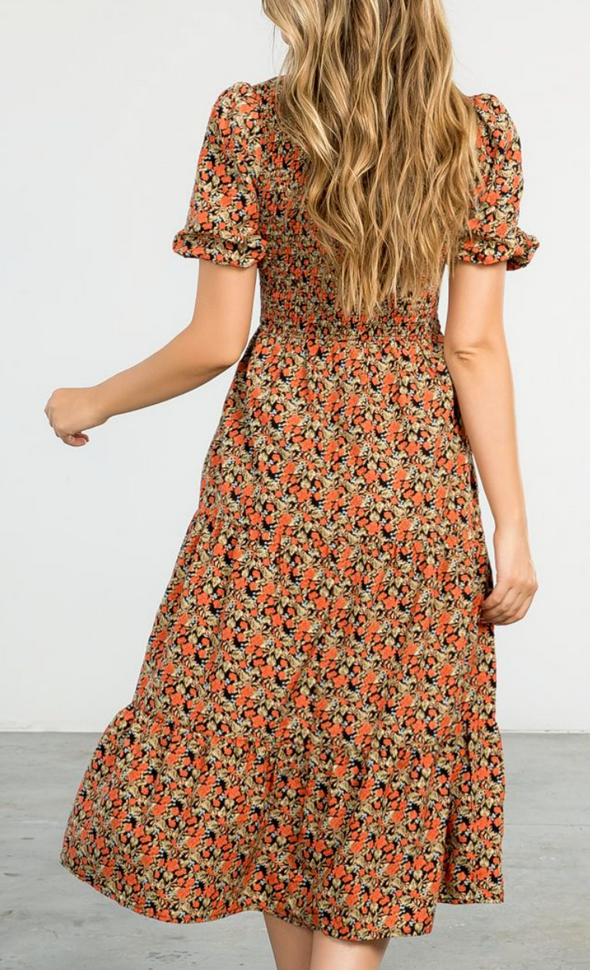 Hamlet Smocked Floral Dress