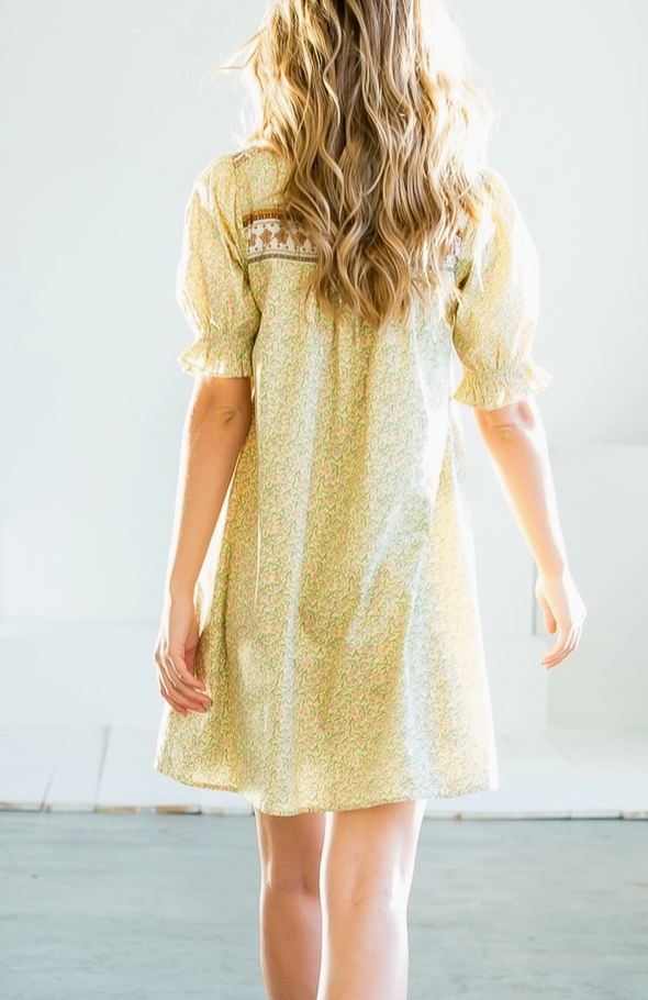 Flower Power Mini Dress