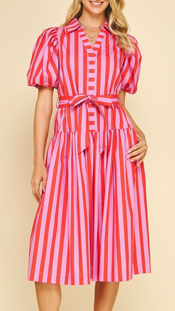 Presley Striped Dress